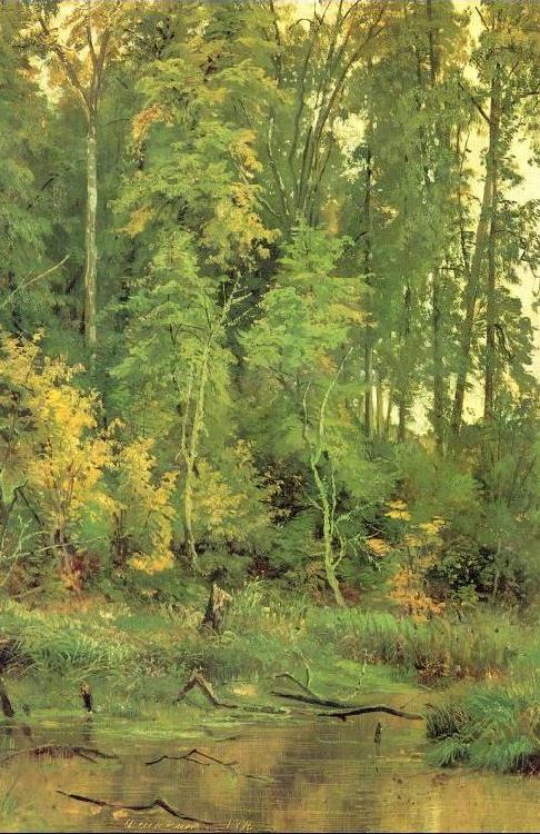 Ivan Shishkin Approaching Autumn France oil painting art
